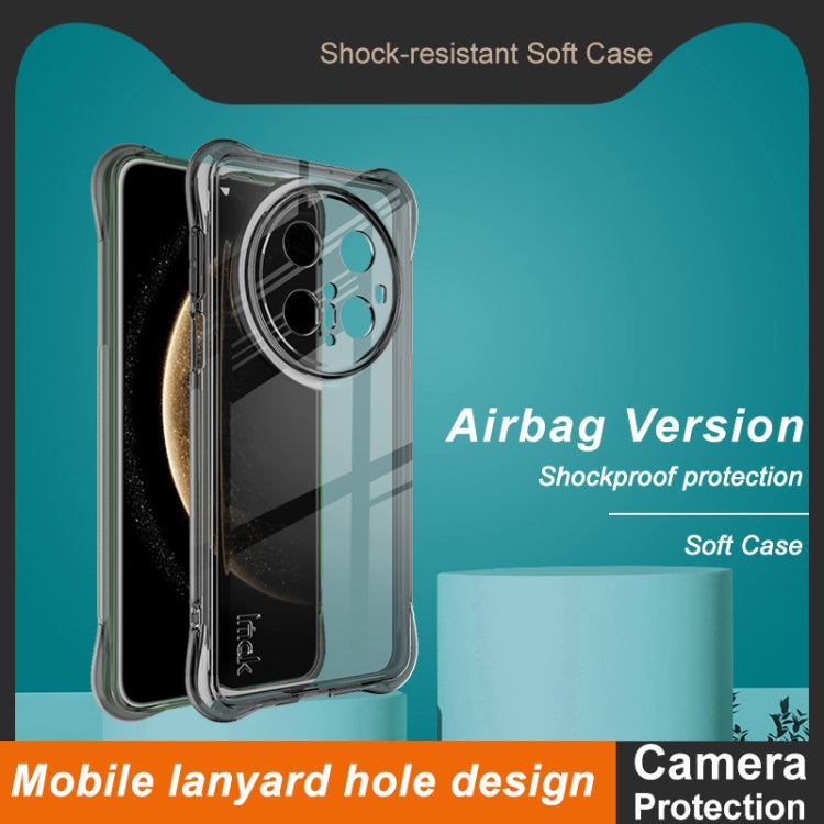 Funda TPU a Prueba de Golpes con Airbag para Huawei Mate 70 Pro+ / 70 Pro (Transparente Negra)