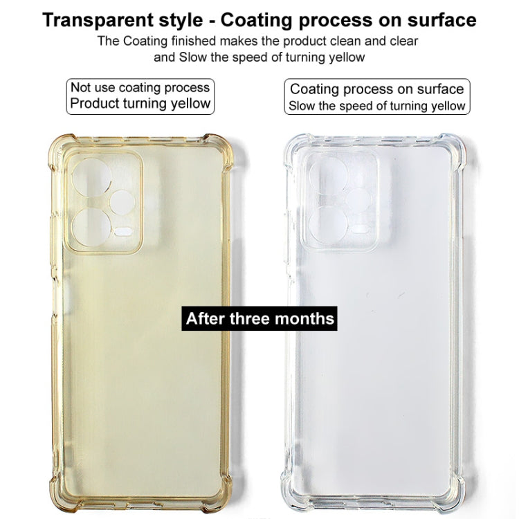 Funda TPU a Prueba de Golpes con Airbag para Huawei Mate 70 Imak (Negro Mate)