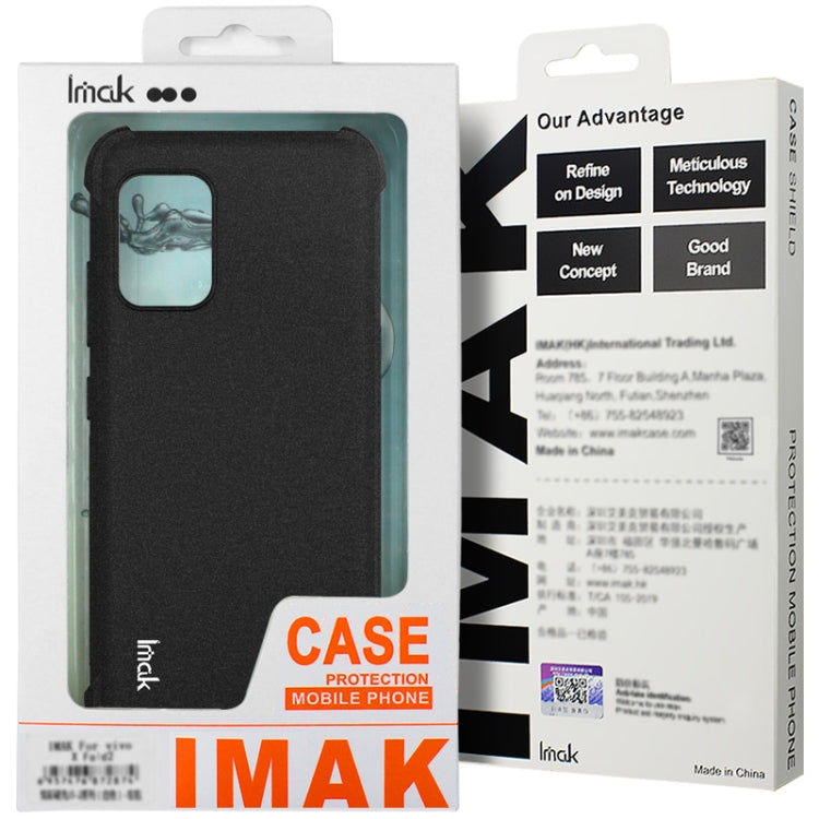 Funda TPU a Prueba de Golpes con Airbag para Huawei Mate 70 Imak (Negro Mate)