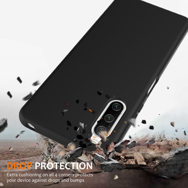 Funda silicona a prueba de golpes Magsafe Sony Xperia 10 IV (Negra)