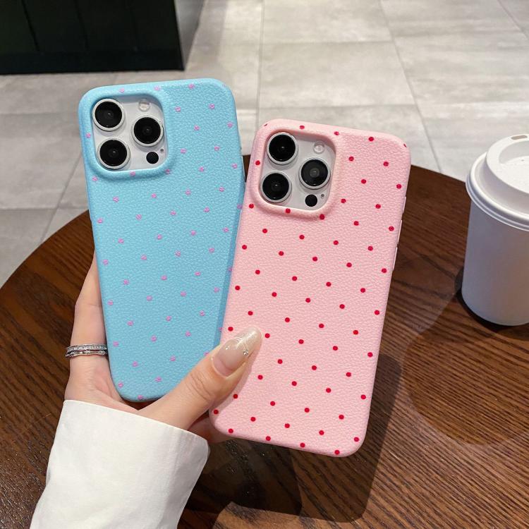 Funda de Silicona con Lunares Dopamine para iPhone 14 (Blanca)