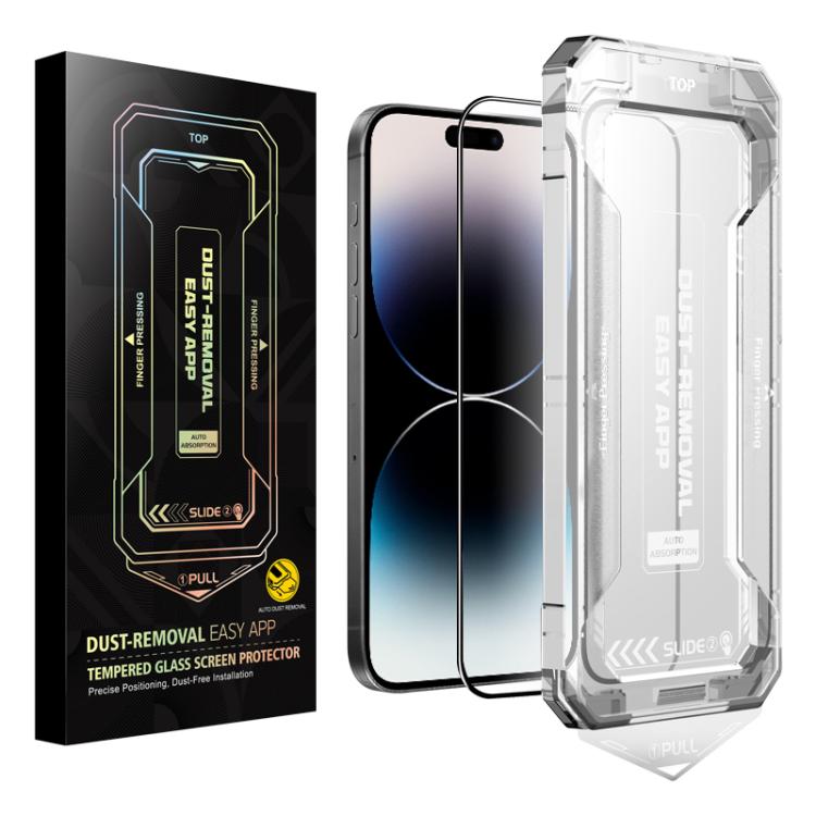 Película de Vidrio Templado HD para iPhone 14 Pro Max Fácil Instalación