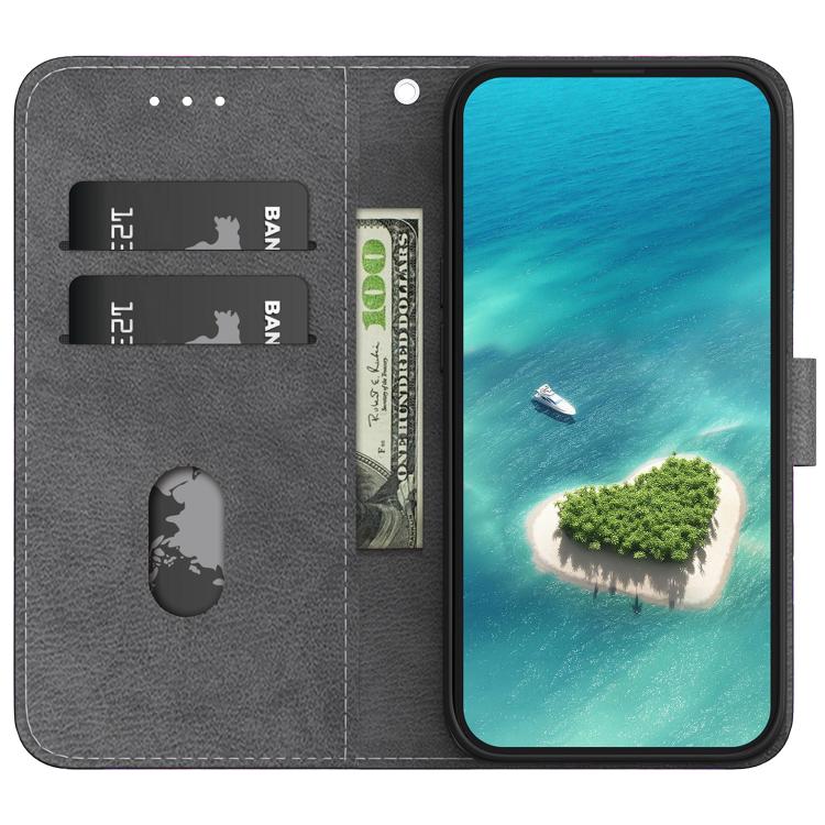 Funda de Cuero con Dibujo de Colores y Textura de Cristal para OnePlus Nord Ce4 Lite (Lotus)