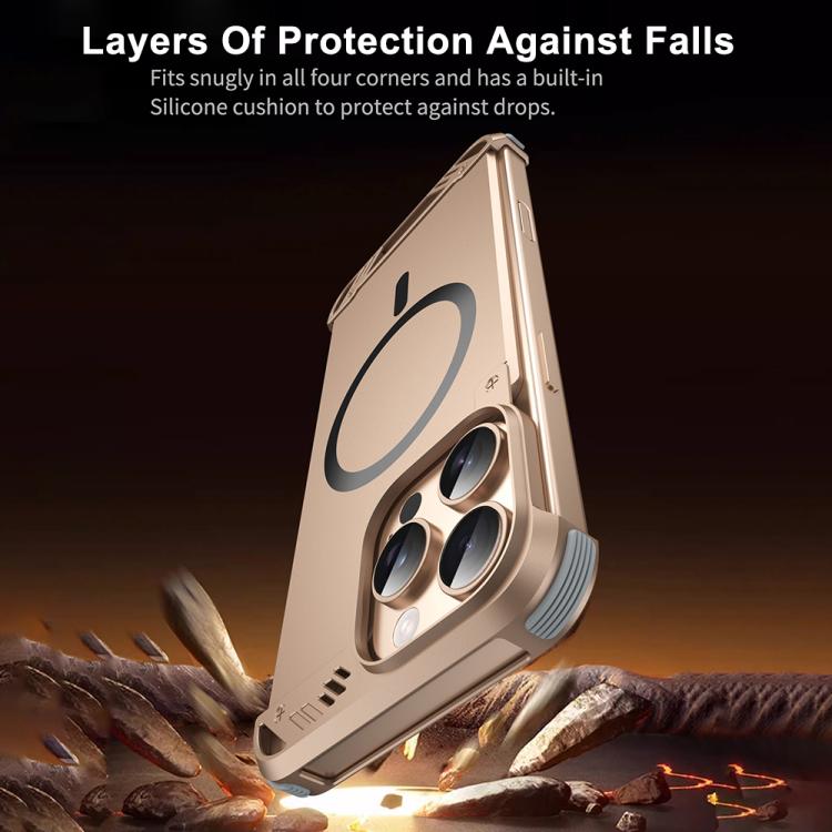 Funda para iPhone 16 Plus R-Just RJ63 sin Marco Aroma Mecha Magsafe (Plateada)
