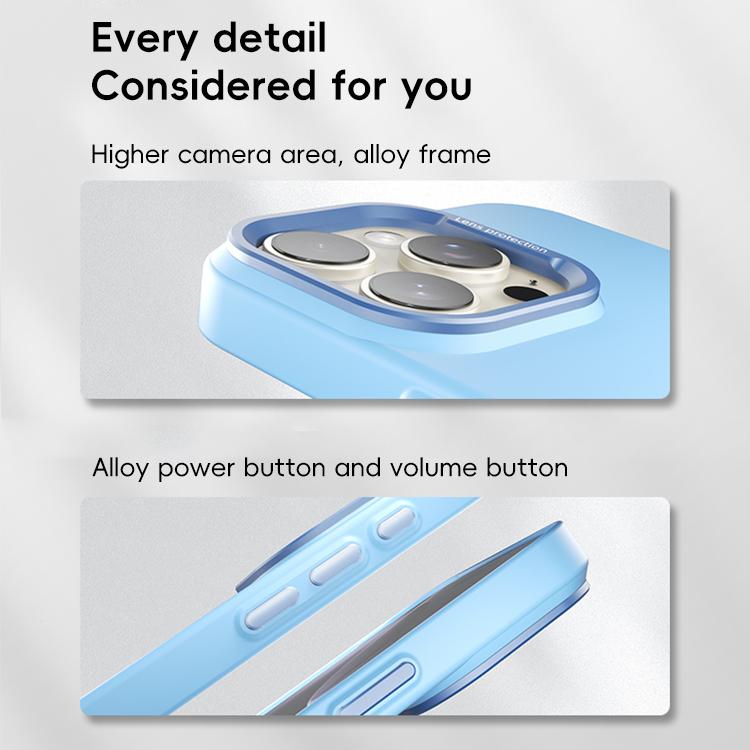 Funda Magnética para iPhone 16 Pro Max con Tapa Abatible Magsafe (Azul)