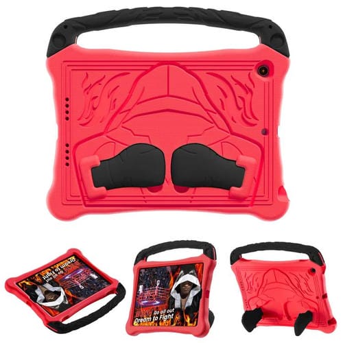 Estuche para Tableta Eva Serie Boxing para iPad 10.5 2017/Air 3 2019 con Soporte (Rojo y Negro)