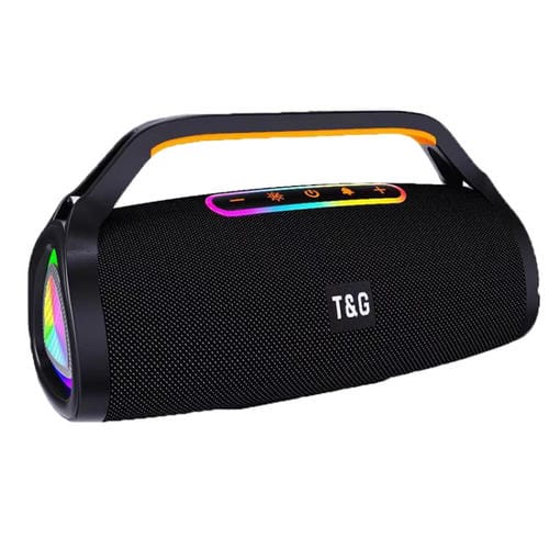 Altavoz Bluetooth T&G Tg417 Portátil Para Exteriores 40 W Con Micrófono Dual Y Graves (Negro)