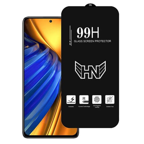 Película de Vidrio Templado de Pantalla Completa con Arco Grande de Aluminio Alto para Xiaomi Poco F4