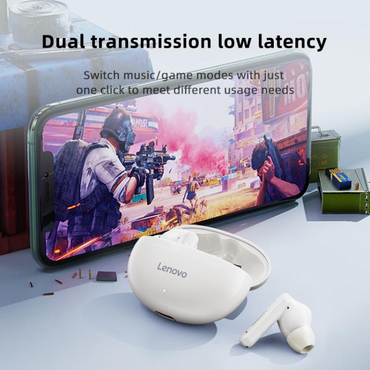 Auriculares Intrauditivos Inalámbricos Lenovo EA210 Bluetooth (Blancos)