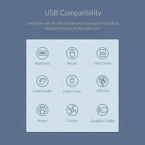 Concentrador USB 2.0 Orico IH30P de Grado Industrial de 30 Puertos con Enchufe de EE.UU (Negro)