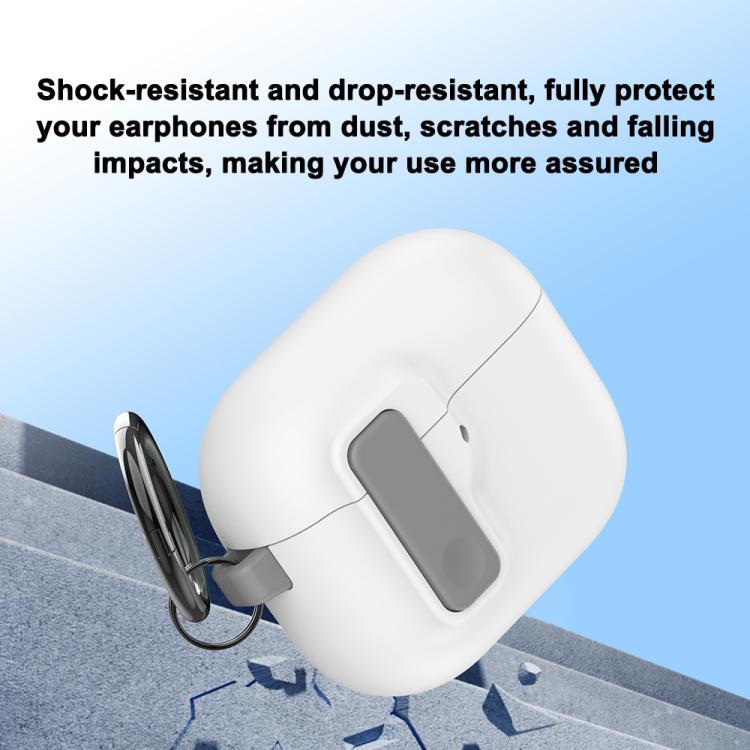 Funda Protectora para Auriculares Bluetooth Airpods Pro Bloqueo Automático (Azul Marino)