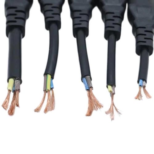 Cable de Alimentación para Ordenador con Enchufe Británico de 3 Pines, 1,8 Metros (Negro)