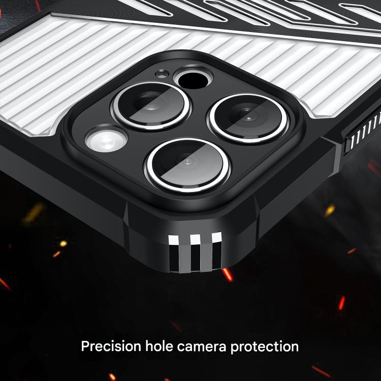 Funda híbrida TPU para iPhone 14 con soporte para PC (Dorado del Desierto)