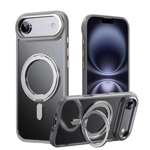 Funda magnética MagSafe de 360 grados para iPhone 17 Air Frosted (gris)