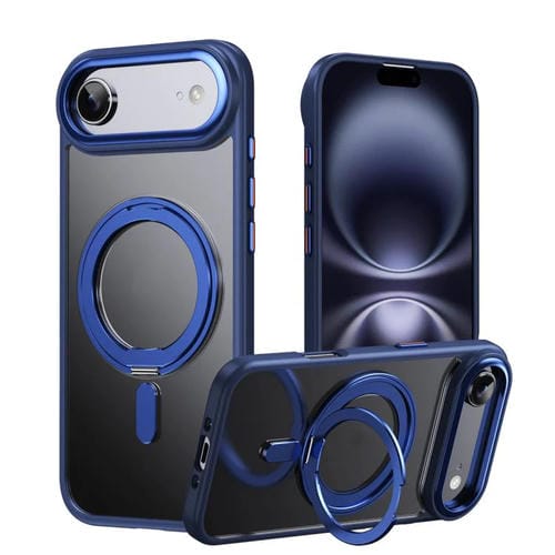 Funda magnética MagSafe de 360 grados para iPhone 17 Air Frosted (azul)