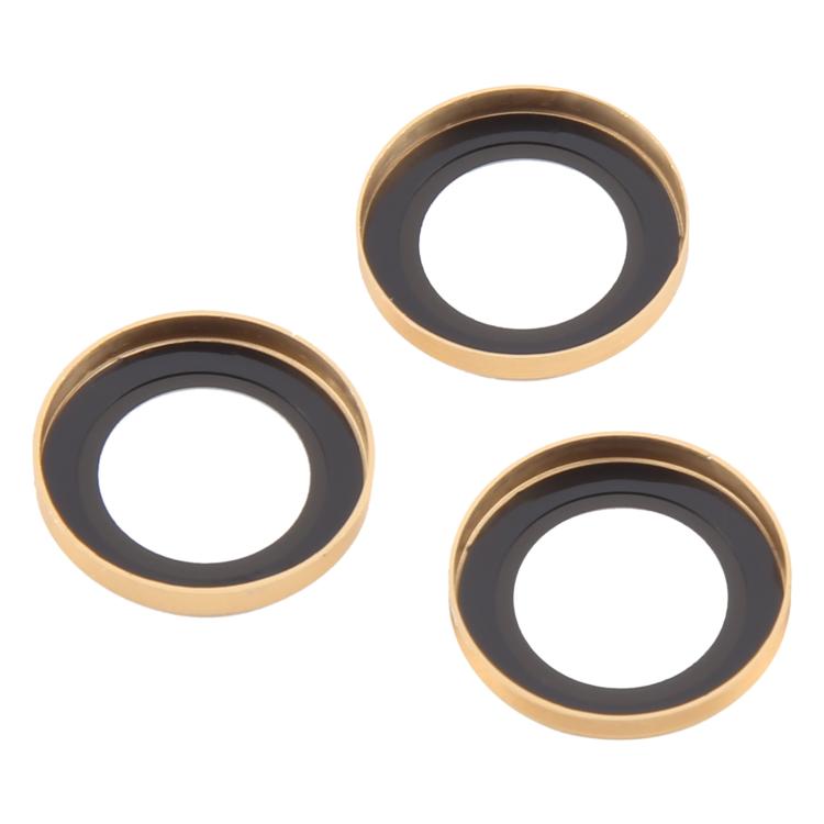 Cubierta de Cámara Trasera iPhone 16 Pro / 16 Pro Max Película de Vidrio Templado 9H (Dorado)