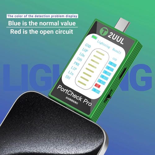 Rilevatore automatico di prese posteriori con interfaccia di illuminazione e tipo C 5 V 2 A 2Uul Pw31 Portcheck Pro