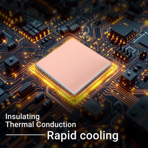 Almohadilla di Silicone Dissipatore di Calore CPU 2Uul SC09 (17x15x1.5mm)