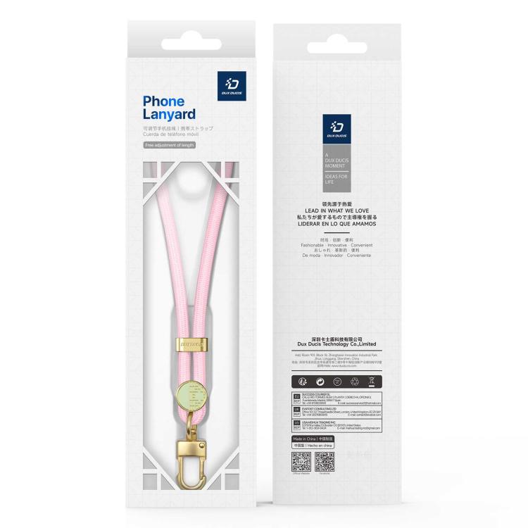 Cordón Ajustable para Teléfono Dux Ducis Garden Diseño de Mosaico (Rosa Claro)