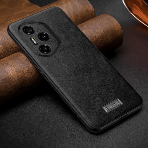Funda de Teléfono Cuero Híbrido TPU para Honor 300 Pro Sulada (Negro)