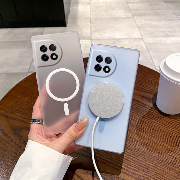 Funda para Teléfono OnePlus Ace 2 Ice Fog Magsafe con Orificio Fino (Gris Titanio)