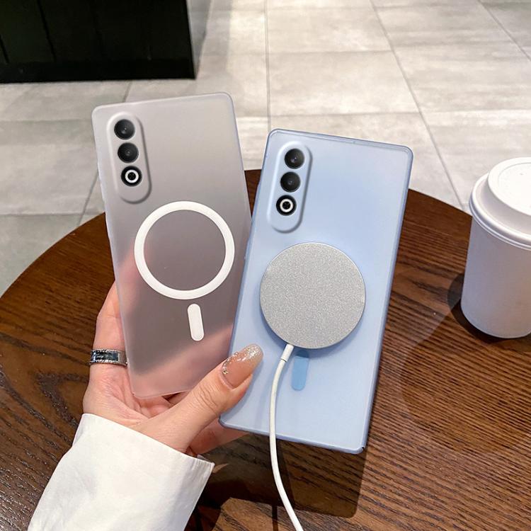 Funda para Teléfono OnePlus Nord Ce4 5G Ice Fog Magsafe Orificio Fino (Gris Titanio)