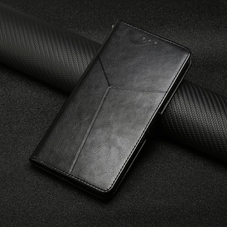 Funda de cuero con tapa en forma de Y para Infinix Smart 10 Plus 4G (negra)