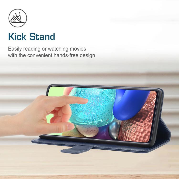 Funda de cuero con tapa y diseño en forma de Y para Infinix Smart 10 Plus 4G (azul)