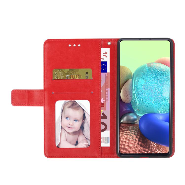 Funda de cuero con tapa en forma de Y para Infinix Smart 10 4G / Tecno Pop 10 (roja)