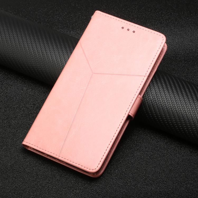 Funda de cuero con tapa en forma de Y para Infinix Smart 10 4G / Tecno Pop 10 (rosa)