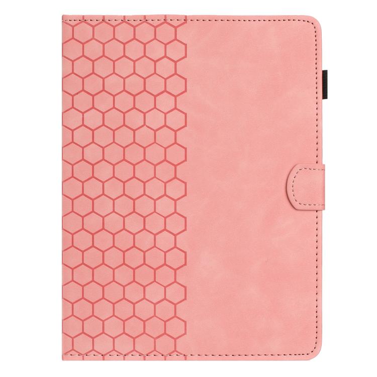 Funda Inteligente para Tableta 7 Pulgadas con Diseño Panal de Abeja (Rosa)