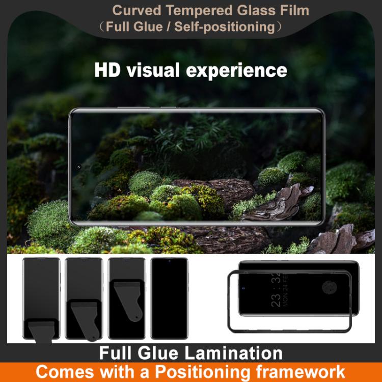 Película de Vidrio Templado Curvo 3D Imak para OnePlus 12 con Pegamento Completo