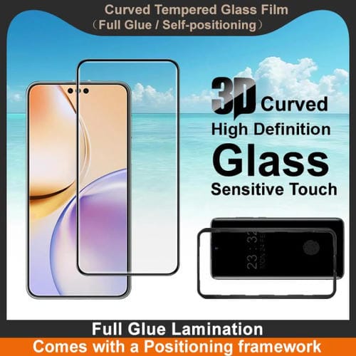 Película de Vidrio Templado Curvo Imak 3D para Huawei Mate 70 Pro con Pegamento Completo