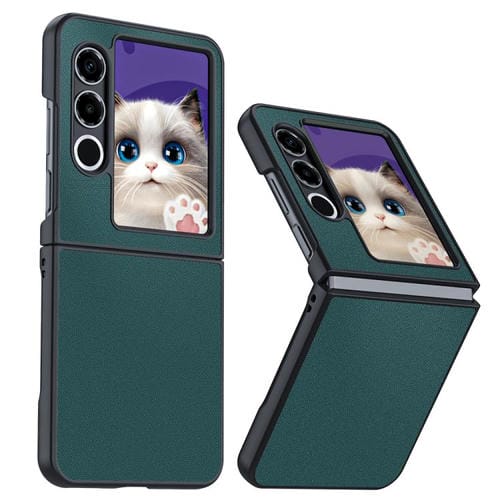 Funda Ultrafina de Piel para ZTE Nubia Flip2 (Verde)