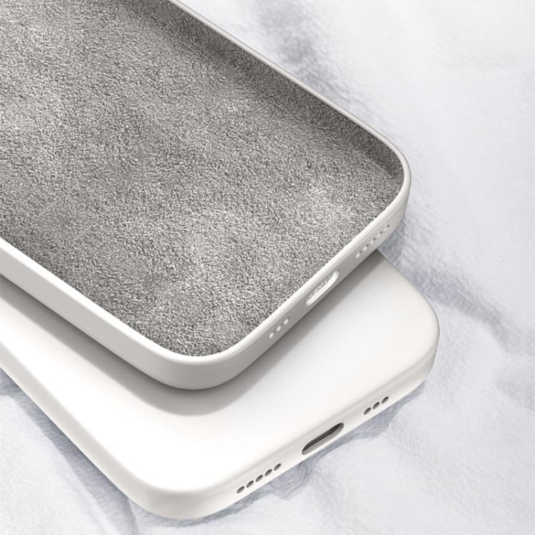 Funda de Silicona Líquida Imitación para OnePlus 13R (Blanca)