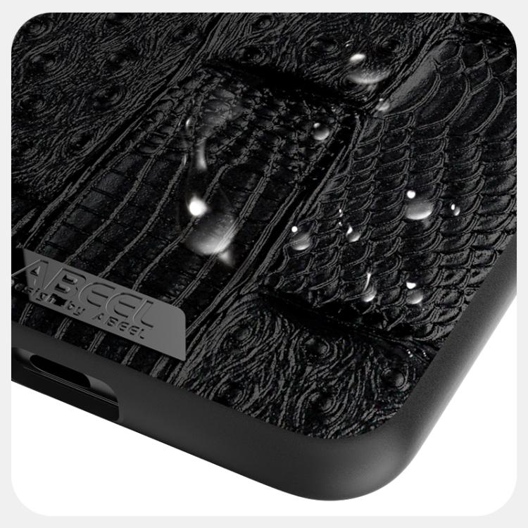 Funda de Piel Auténtica con Micrograbado 6D para Huawei Mate 70 Rs Ultimate con Diseño Abeel Beast (Azul)