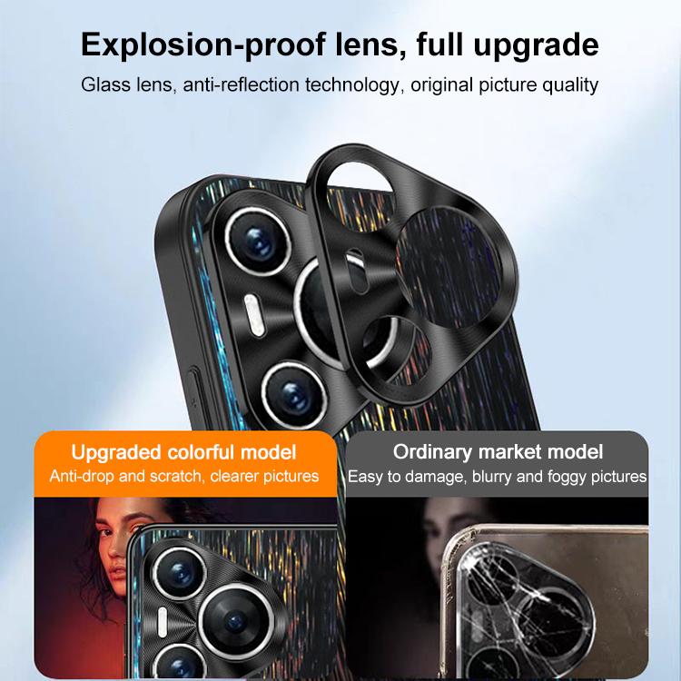 Funda Acrílico Huawei Pura 70 Pro a Prueba de Golpes (Negra)