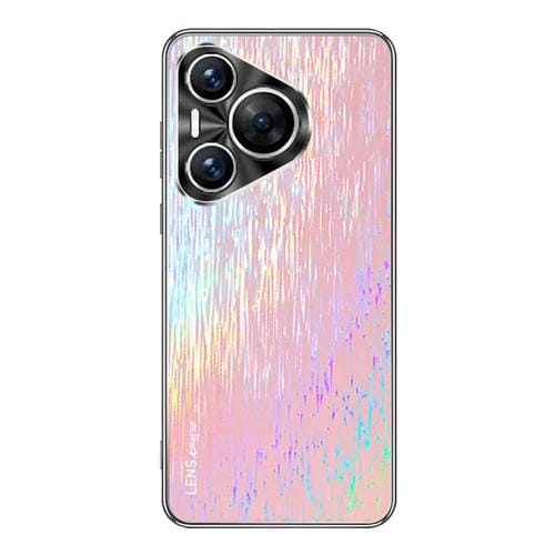 Funda de Acrílico para Huawei Pura 70 Pro a Prueba de Golpes (Rosa)
