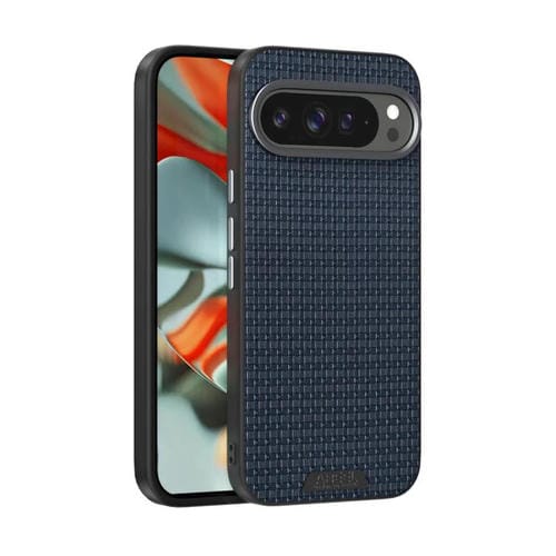 Funda de Cuero con Micro Relieve 6D Abeel Ruyi para Google Pixel 9 Pro XL (Azul)