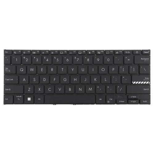 Hintergrundbeleuchtete Tastatur Asus Vivobook 14 Pro X1402 M1402 D1402 F1402 X1403Z X1402Z (Schwarz) (USA-Version)