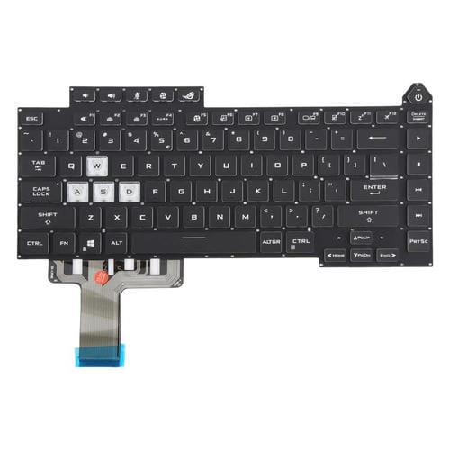 Beleuchtete Tastatur Asus Rog Strix G15 G513 G513Q G513Qm G513Qy G533 (Schwarz) USA-Version