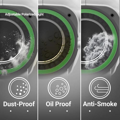 Microscope 2Uul MS97 Dust, Oil, and Smoke Proof with Adjustable Polarized Light