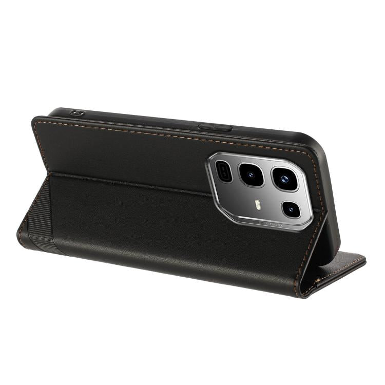 Funda de cuero retro con relieve para Infinix Note 50 Pro+ 5G (negro)