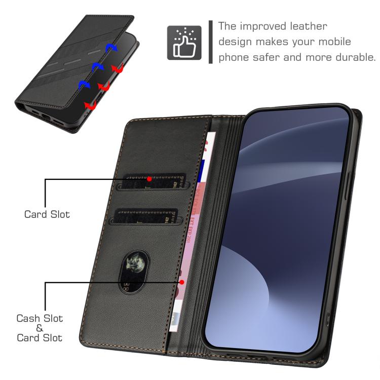 Funda de cuero retro con relieve para Infinix Smart 10 Plus 4G (negro)