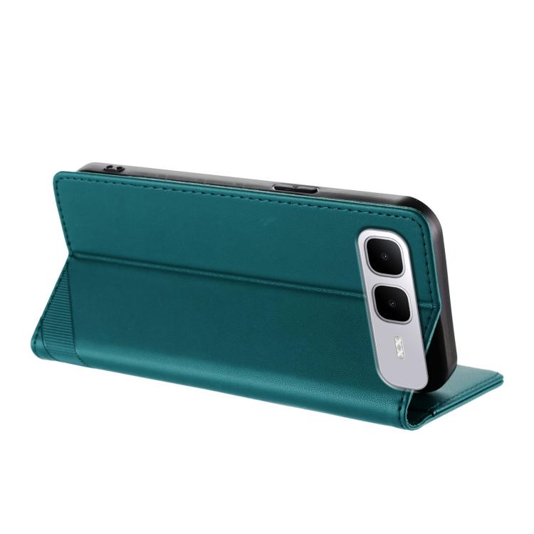Funda de cuero retro con relieve para Infinix Smart 10 Plus 4G (verde oscuro)