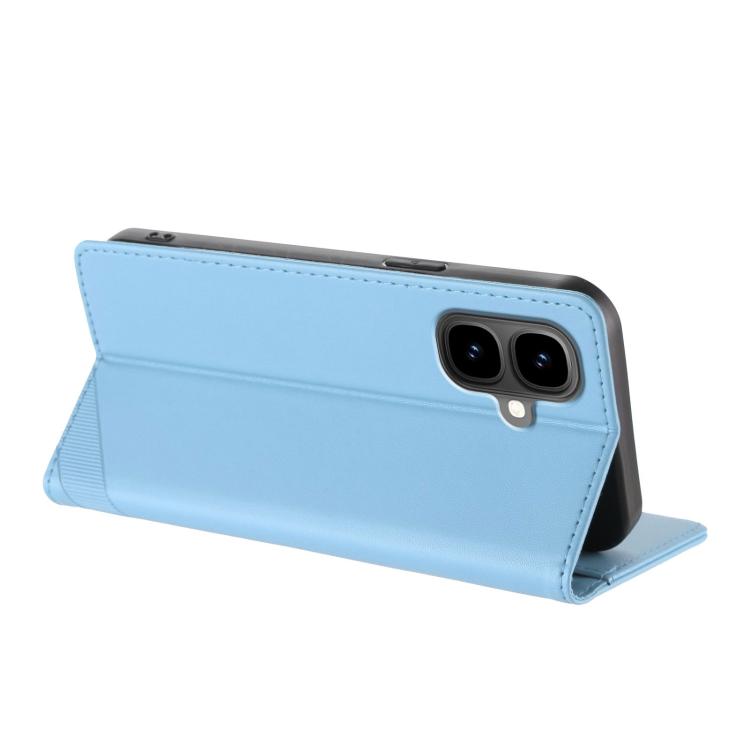 Funda de cuero retro con relieve para Infinix Smart 10 4G (azul claro)