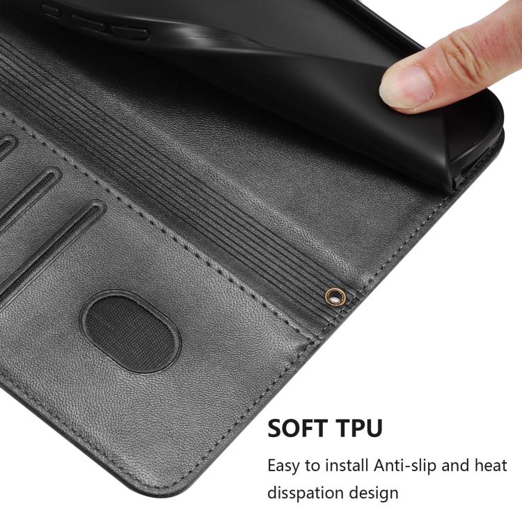 Funda de cuero retro con hebilla de empalme de línea para Xiaomi 15S Pro 5G (negra)