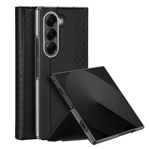 Funda de PU + TPU DUX DUCIS Bril Series para Samsung Galaxy Z Fold7 5G (negra)