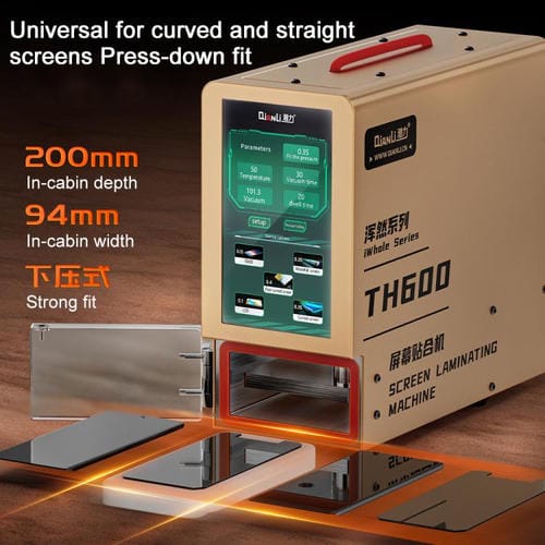 Machine Laminateuse et Presse Universelle Qianli Th600 Écrans LCD Courbés et Droits de Téléphones Prise États-Unis