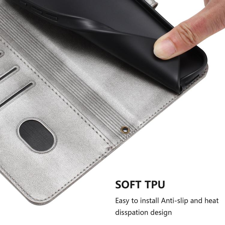 Funda de cuero retro con hebilla para Huawei Nova 14 Ultra (gris)